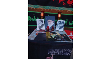 حضور جامعه دانشگاهیان مجتمع آموزش عالی فنی و مهندسی اسفراین در آئین تشییع پیکر رهبر شهید انقلاب اسلامی ایران