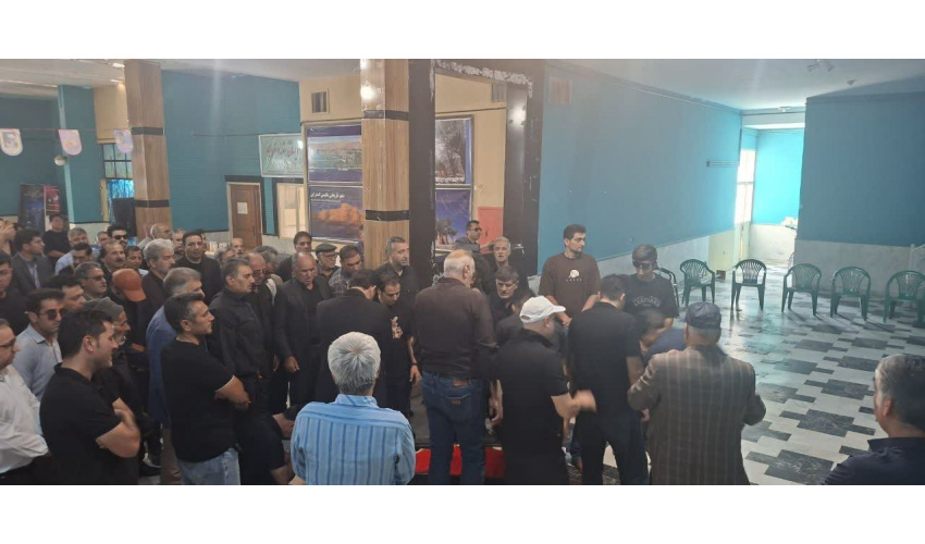حضور واحد فرهنگی دانشگاه در مراسم وداع با پیکر هنرمند فقید استاد جعفر بهرامی.